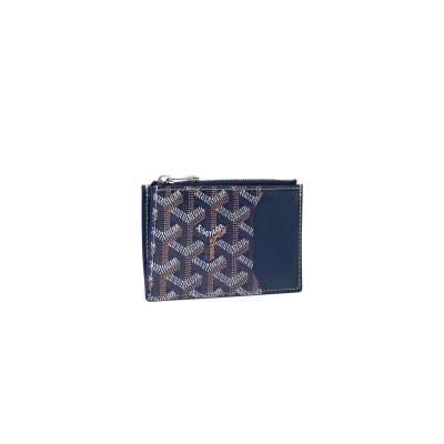 GOYARD BOURBON ZIPPED CARD HOLDER BOURBOPMLTY12CL12P (12.5*8.4*1cm)